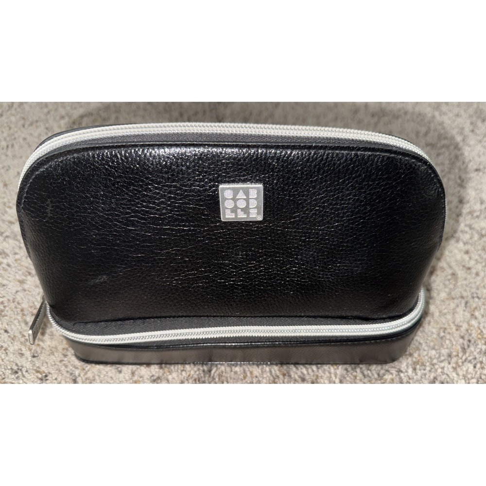 Caboodles Jewelry & Makeup Storage Travel Bag Black & Multi Color‎ Polkadots